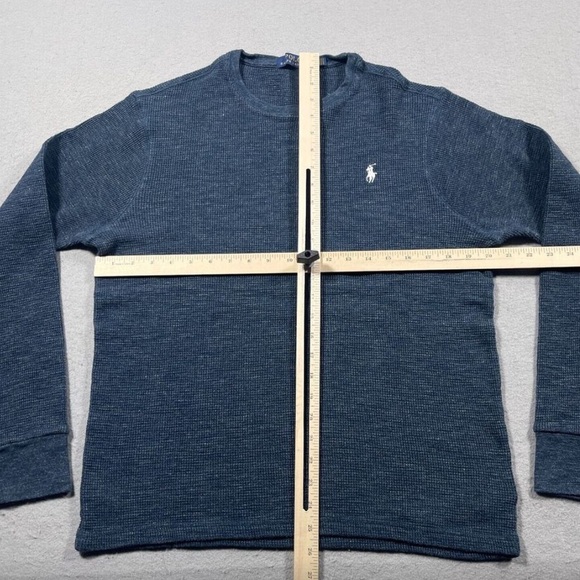 Polo Ralph Lauren M’s Classic Fit, Soft Touch XL Textured Blue LSS. EUC. - Picture 8 of 10